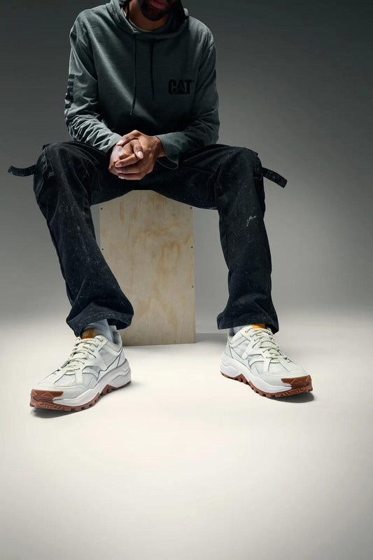 Men's Grapple Leather Mesh Sneaker - Cat Footwear Men