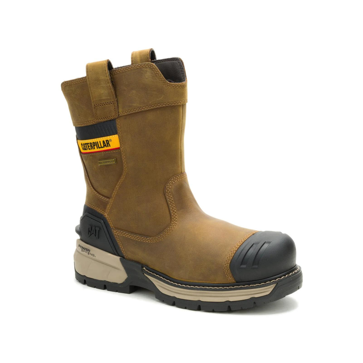 Men's Excavator Power Spring™ Wellington Waterproof Composite Toe Work Boot  - Cat Footwear Men