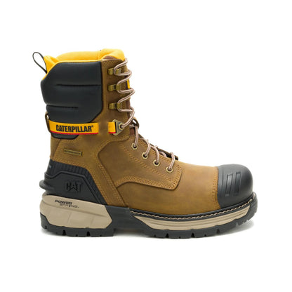 Men's Excavator Power Spring 8" Waterproof Composite Toe Work Boot  - Cat Footwear Men