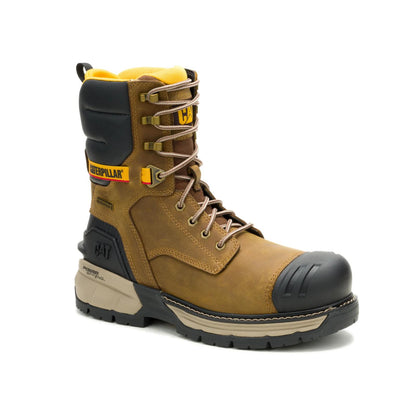 Men's Excavator Power Spring 8" Waterproof Composite Toe Work Boot  - Cat Footwear Men
