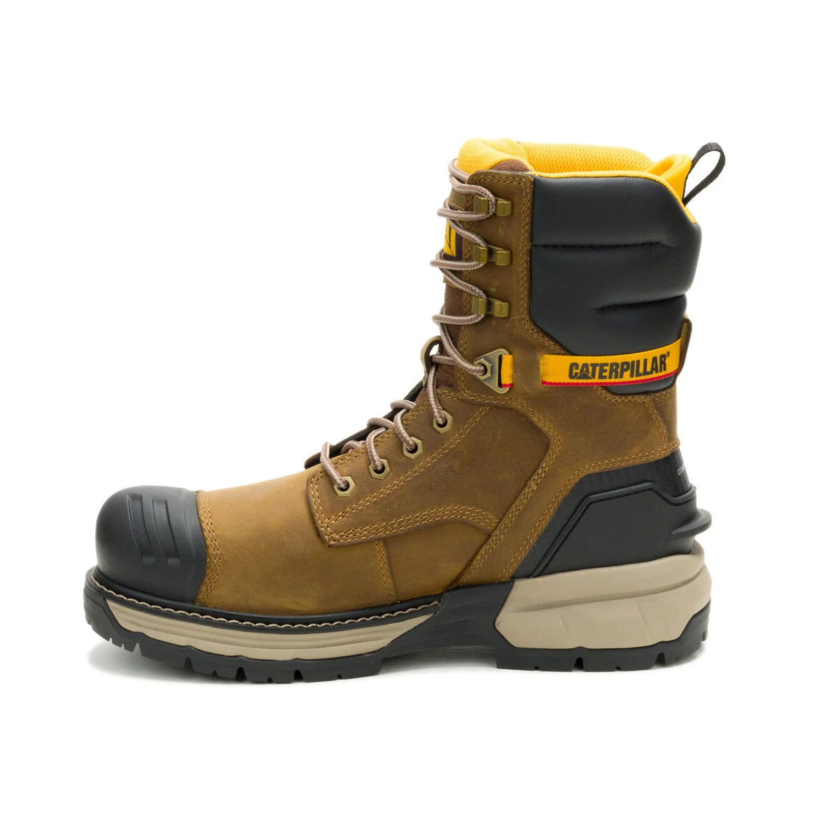 Men's Excavator Power Spring 8" Waterproof Composite Toe Work Boot  - Cat Footwear Men