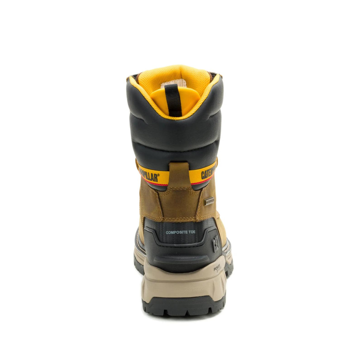 Men's Excavator Power Spring 8" Waterproof Composite Toe Work Boot  - Cat Footwear Men