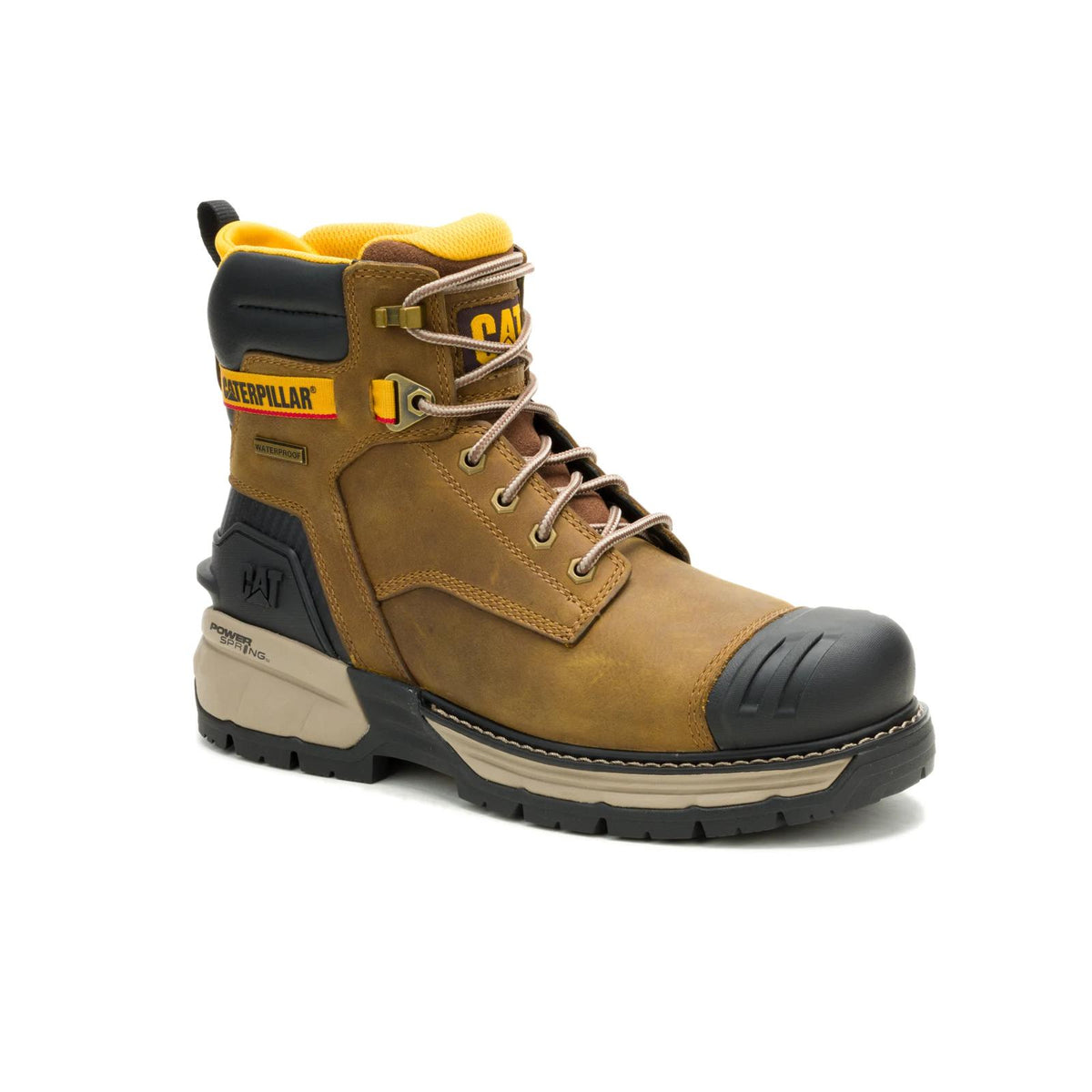 Men's Excavator Power Spring 6" Waterproof Work Boot  - Cat Footwear Men