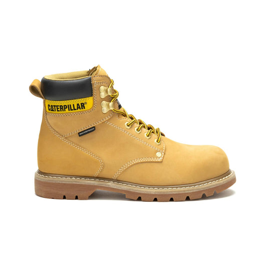 Men's Second Shift Waterproof Steel Toe Work Boot  - Cat Footwear Men