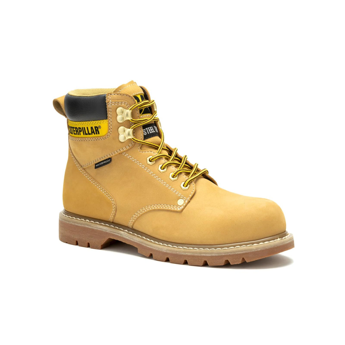 Men's Second Shift Waterproof Steel Toe Work Boot  - Cat Footwear Men