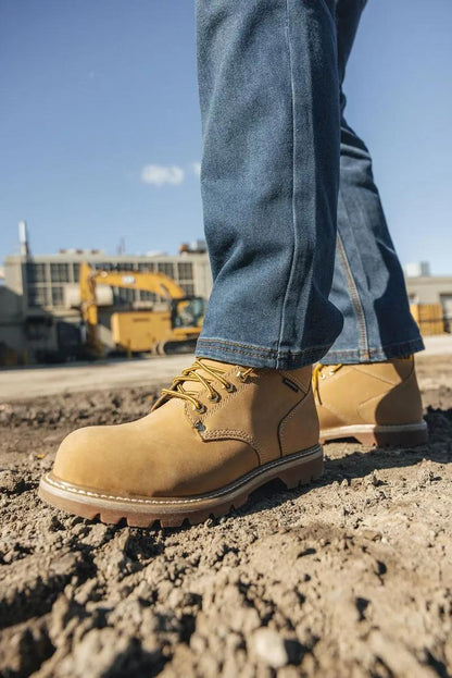 Men's Second Shift Waterproof Steel Toe Work Boot  - Cat Footwear Men