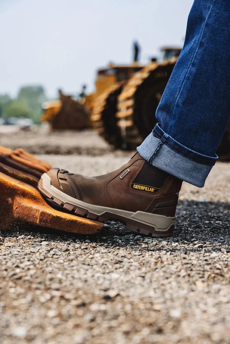 Striver XL Chelsea Waterproof Steel Toe Work Boot  - Cat Footwear Men
