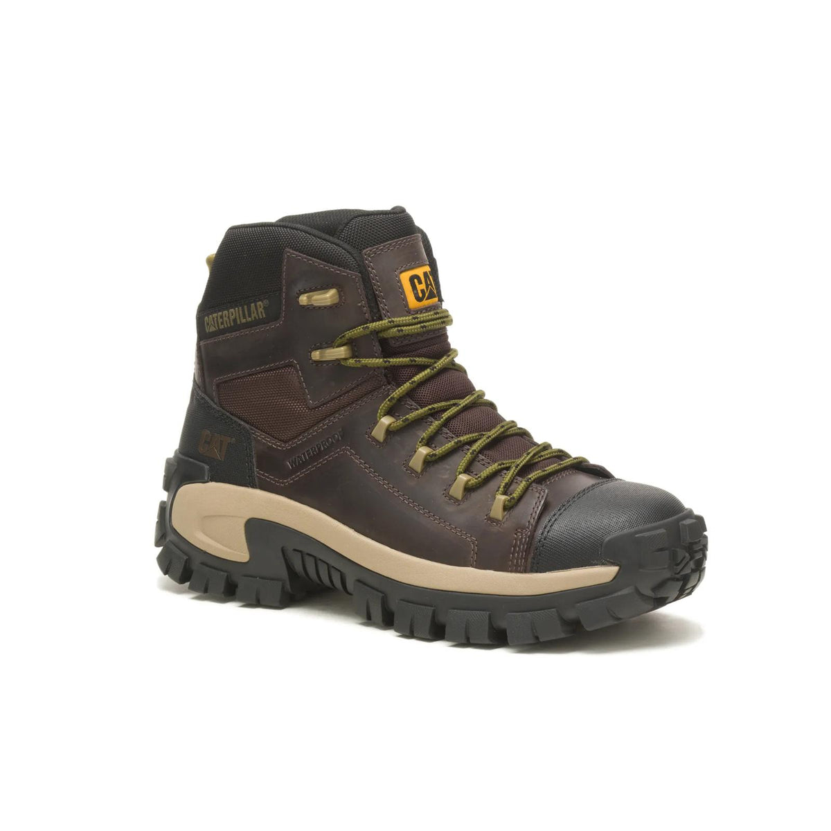 Invader Hiker Waterproof Composite Toe Work Boot - Cat Footwear Men