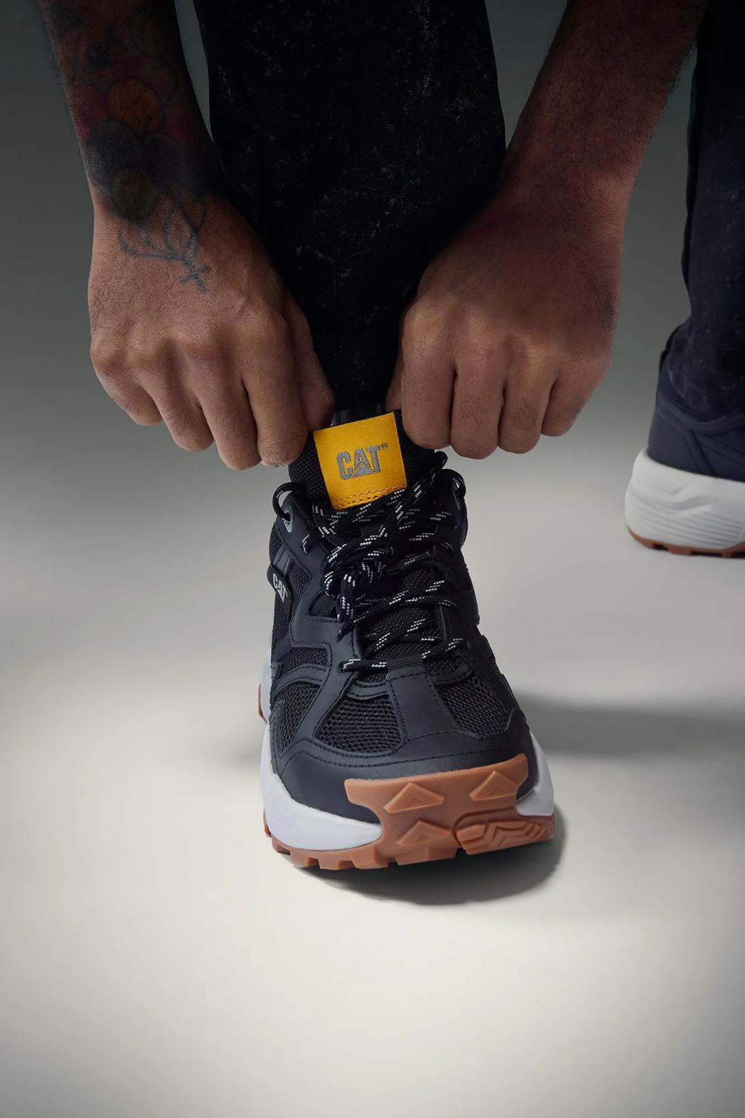 Men's Grapple Leather Mesh Sneaker  - Cat Footwear Men