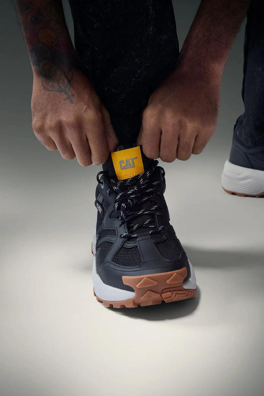 Men's Grapple Leather Mesh Sneaker  - Cat Footwear Men