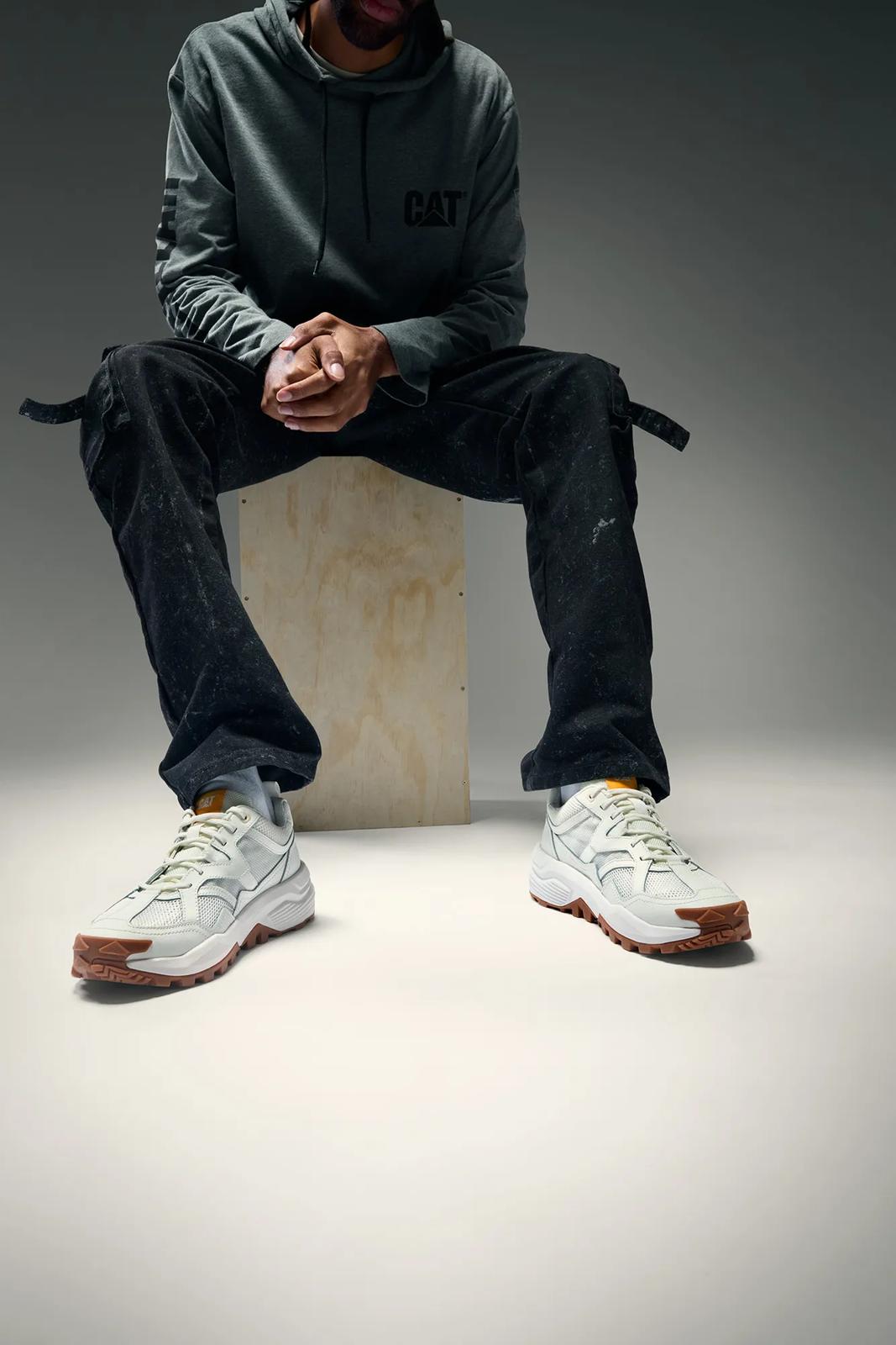 Men's Grapple Leather Mesh Sneaker  - Cat Footwear Men