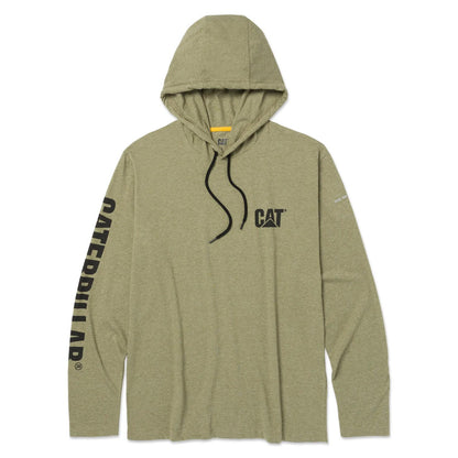 Men - UPF Hooded Banner Long Sleeve Tee - Long Sleeves - Cat Footwear Men