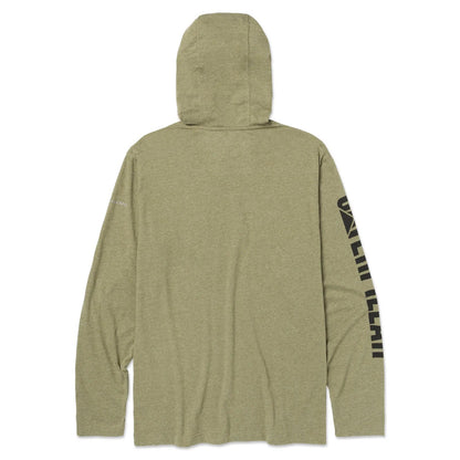 Men - UPF Hooded Banner Long Sleeve Tee - Long Sleeves - Cat Footwear Men