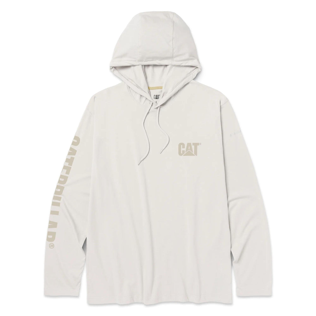 Men - UPF Hooded Banner Long Sleeve Tee - Long Sleeves - Cat Footwear Men