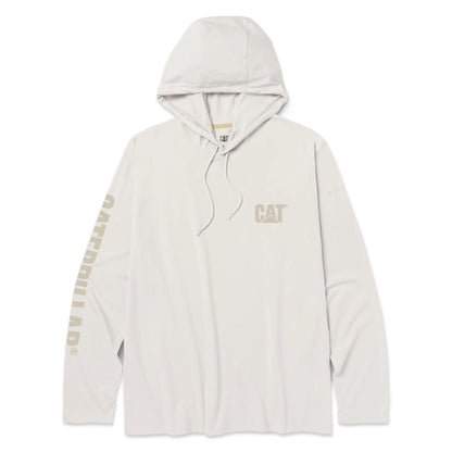 Men - UPF Hooded Banner Long Sleeve Tee - Long Sleeves - Cat Footwear Men