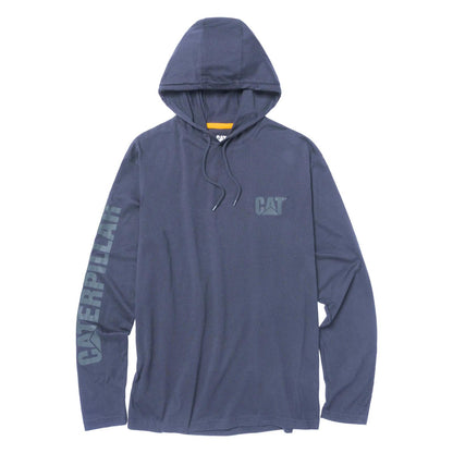 Men - UPF Hooded Banner Long Sleeve Tee - Long Sleeves - Cat Footwear Men