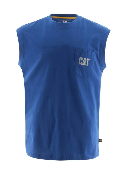 Men's Trademark Sleeveless Pocket Tee  - Cat Footwear Men|Sale