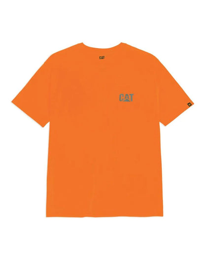 Men's Hi-Vis Trademark Pocket Tee  - Cat Footwear Men
