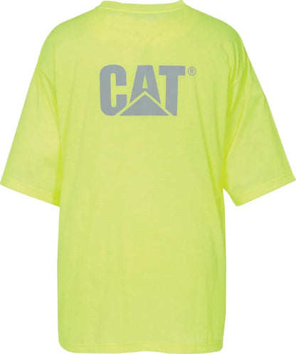 Men's Hi-Vis Trademark Pocket Tee  - Cat Footwear Men