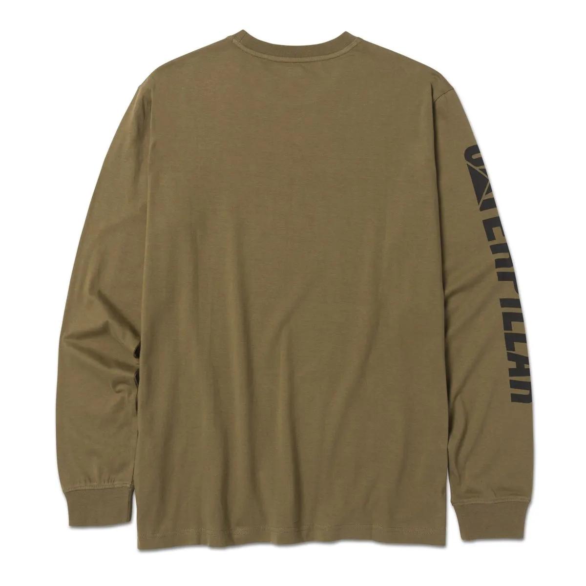Men's Trademark Banner Long Sleeve Tee  - Cat Footwear Men