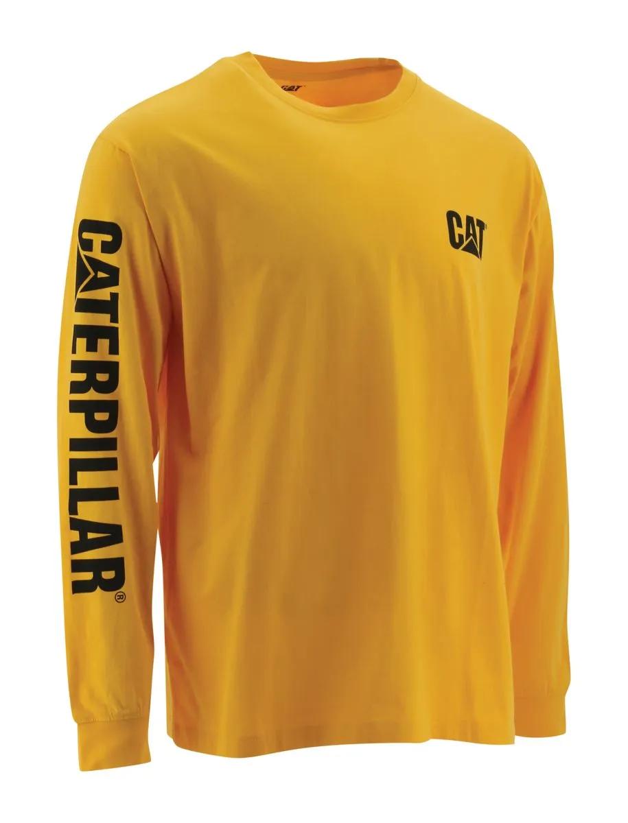 Men's Trademark Banner Long Sleeve Tee  - Cat Footwear Men
