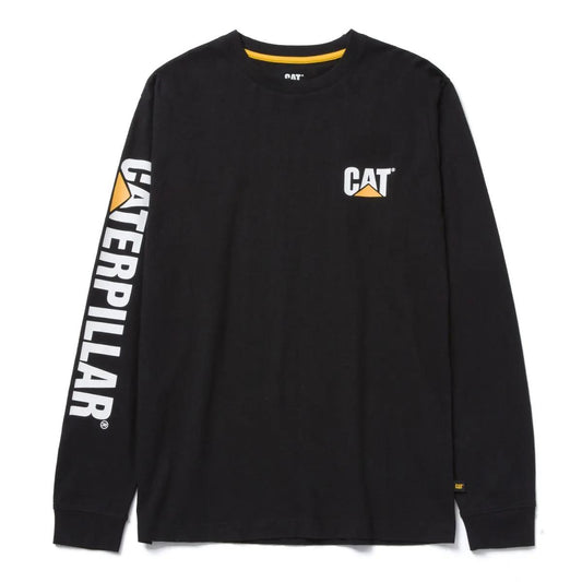 Men's Trademark Banner Long Sleeve Tee  - Cat Footwear Men
