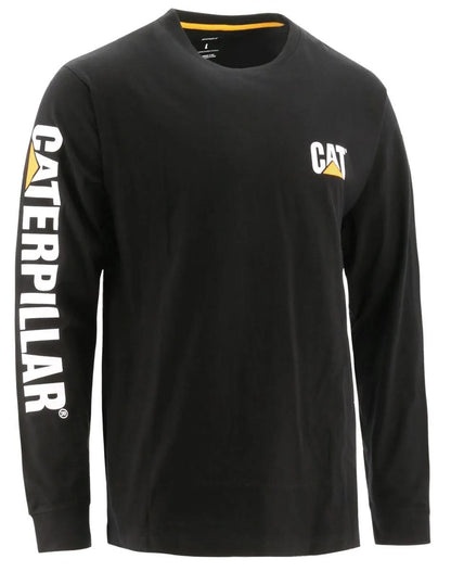 Men's Trademark Banner Long Sleeve Tee  - Cat Footwear Men