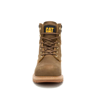 Men's Second Shift USA 6" Waterproof Steel Toe Work Boot  - Cat Footwear Men