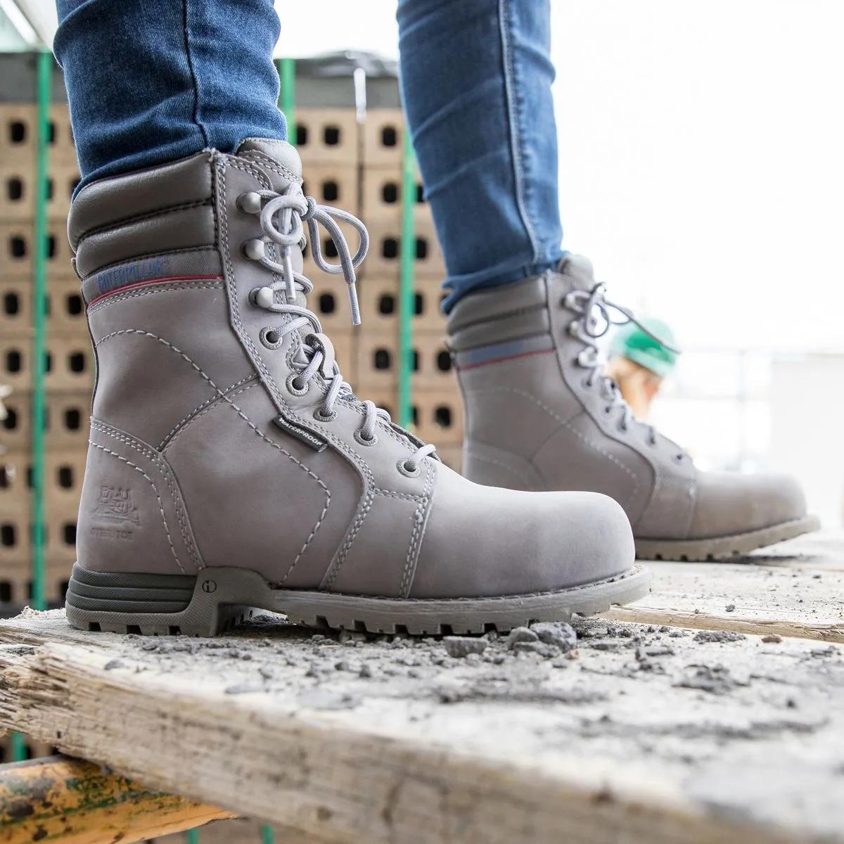 Women's Echo Waterproof Steel Toe Work Boot  - Cat Footwear Women