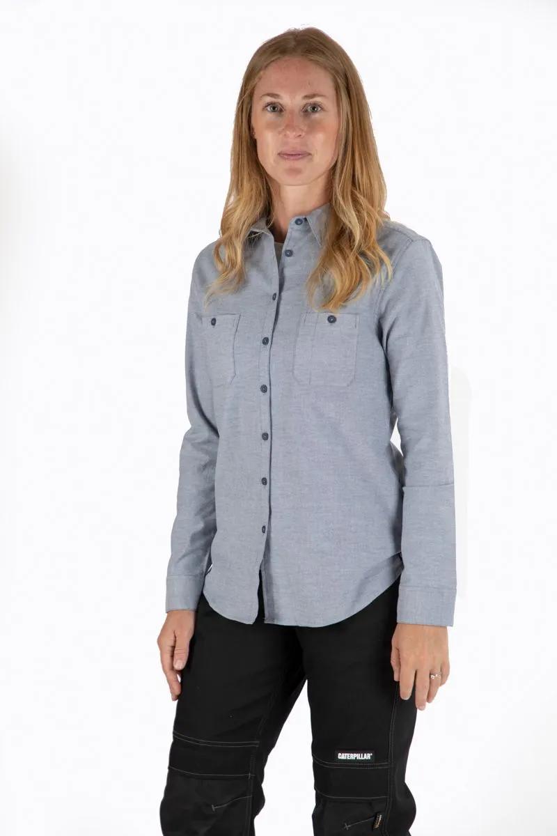Women's Oxford Long Sleeve Shirt  - Cat Footwear Women|Sale
