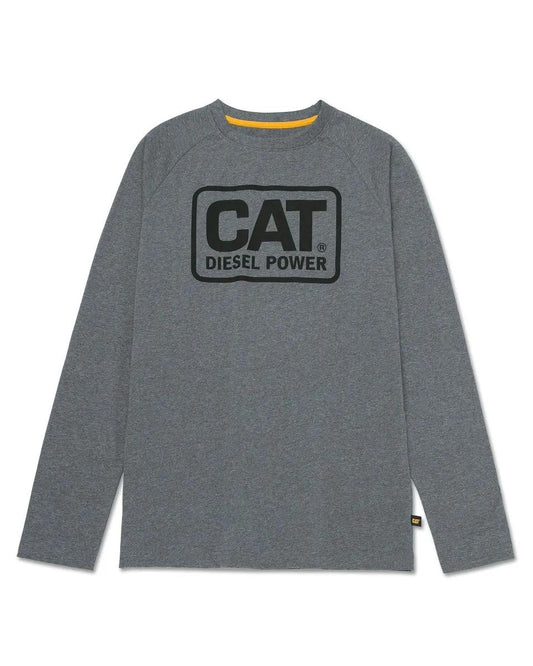 Men's Cat Diesel Power Long Sleeve Tee  - Cat Footwear Sale|Men