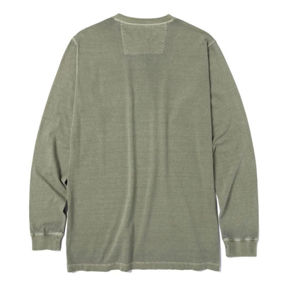Men's Pigment Dye Long Sleeve Henley  - Cat Footwear Men