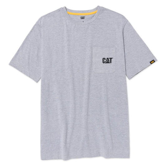 Men's Short Sleeve Tough Cut Pocket Tee  - Cat Footwear Men