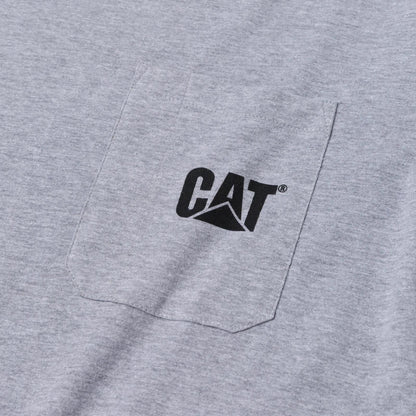 Men's Short Sleeve Tough Cut Pocket Tee  - Cat Footwear Men