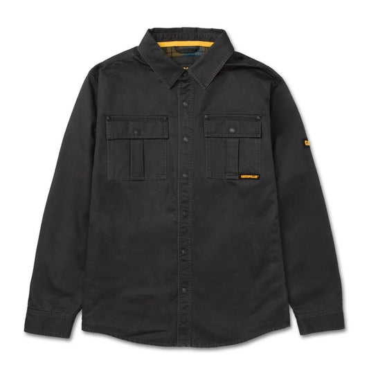 Men's Waxed Cotton Shirt Jacket  - Cat Footwear Men