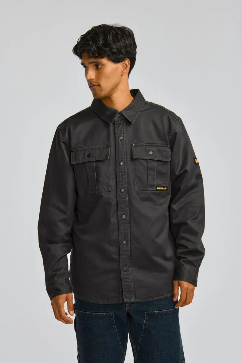 Men's Waxed Cotton Shirt Jacket  - Cat Footwear Men