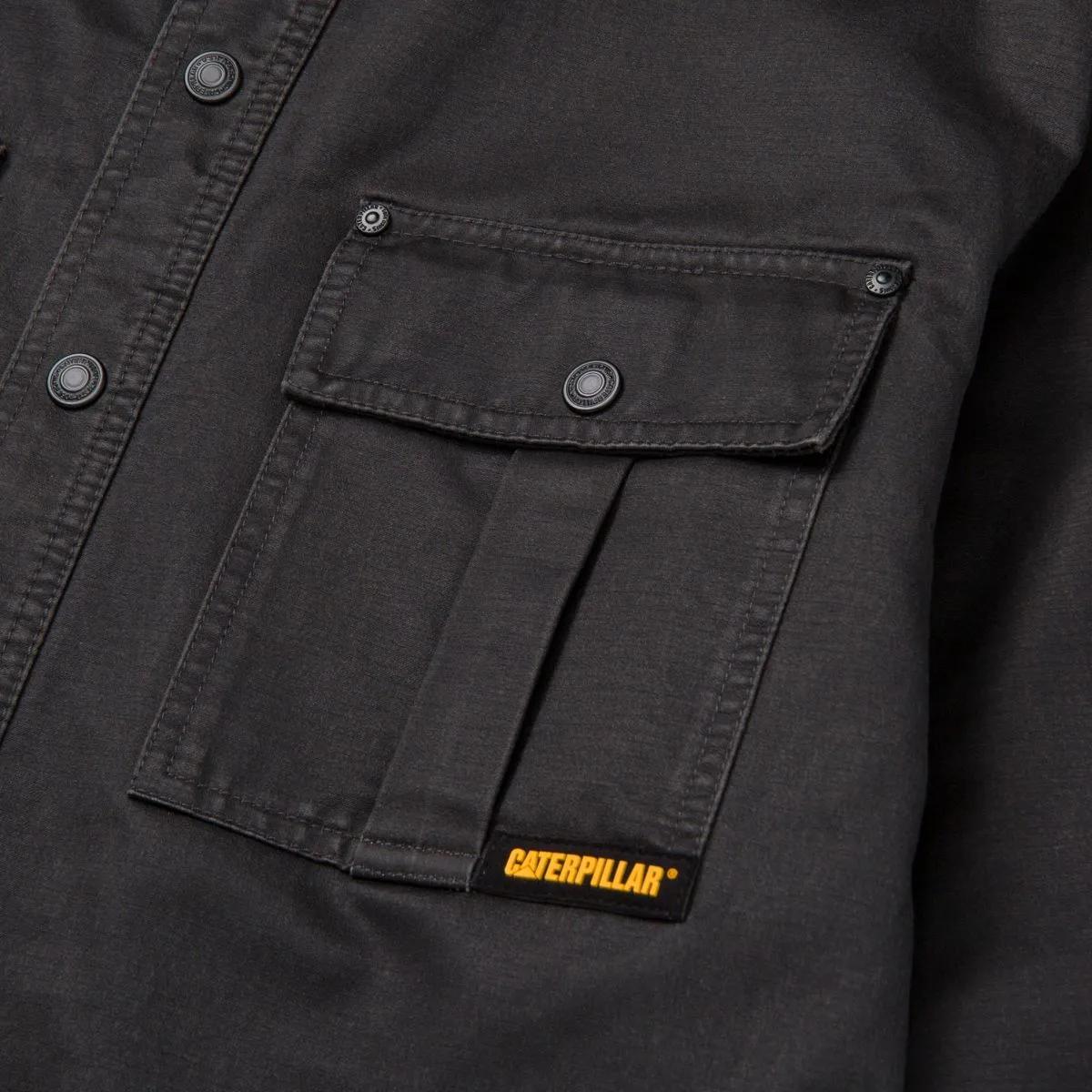 Men's Waxed Cotton Shirt Jacket  - Cat Footwear Men