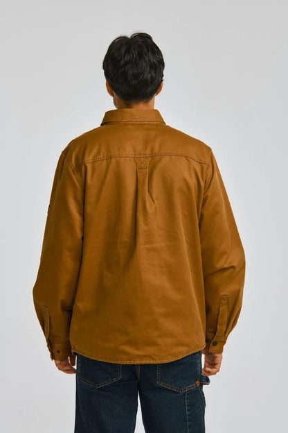 Men's Waxed Cotton Shirt Jacket  - Cat Footwear Men