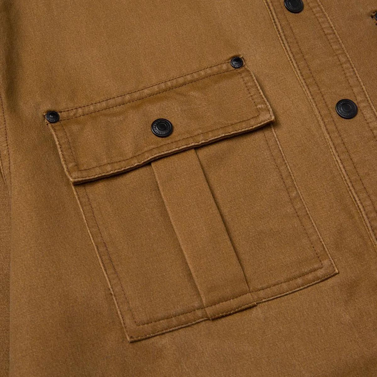 Men's Waxed Cotton Shirt Jacket  - Cat Footwear Men