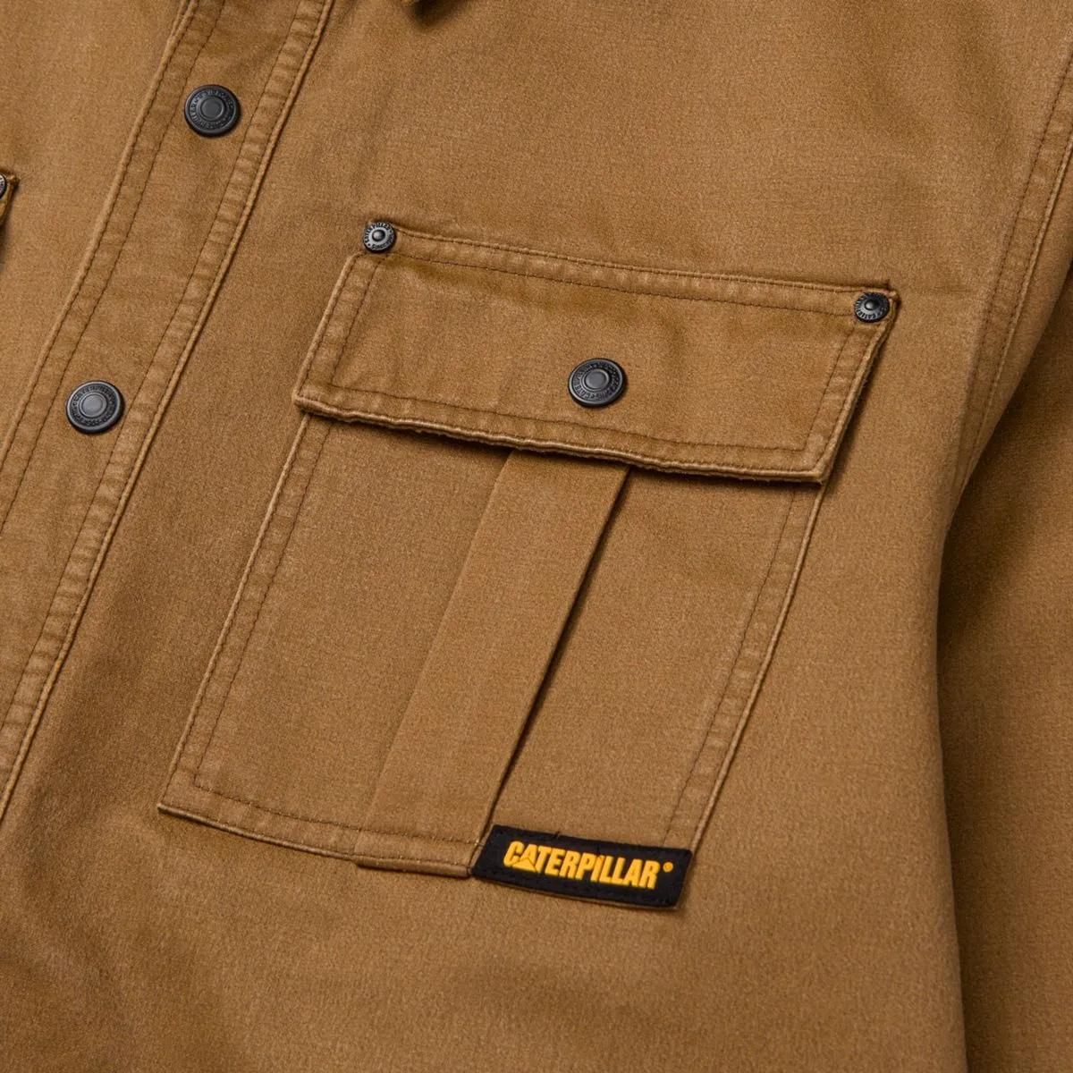 Men's Waxed Cotton Shirt Jacket  - Cat Footwear Men