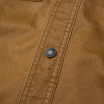 Men's Waxed Cotton Shirt Jacket  - Cat Footwear Men